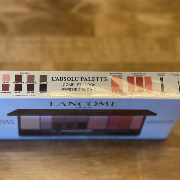 LANCÔME PARIS L’ABSOLU PALETTE COMPLETE LOOK PARISIENNE CHIC NIB Eyeshadows - Picture 2 of 4